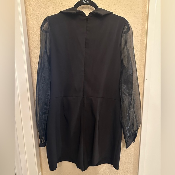 Blazer Romper - Black - Picture 5 of 9